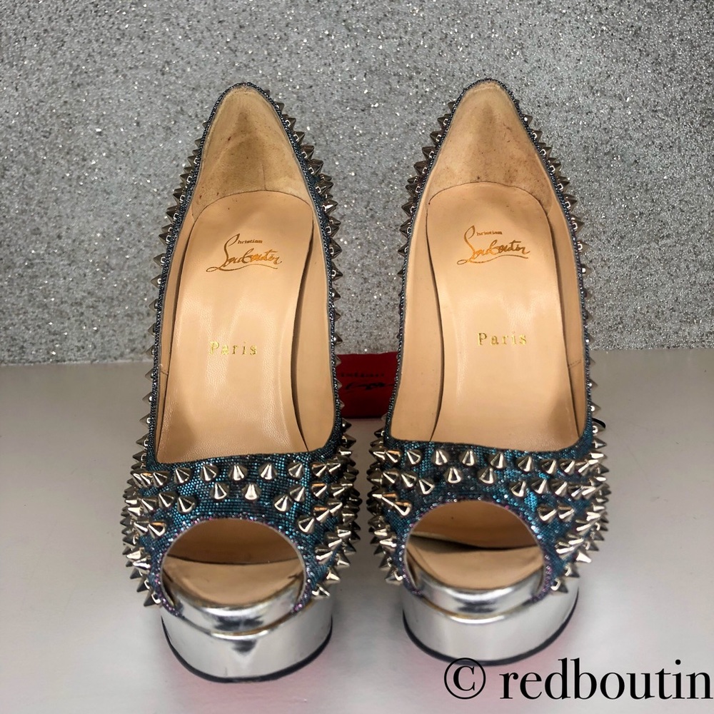 🔴SOLD🔴 Lady Peep Spikes 150 Lame metallic - Picture 4 of 8
